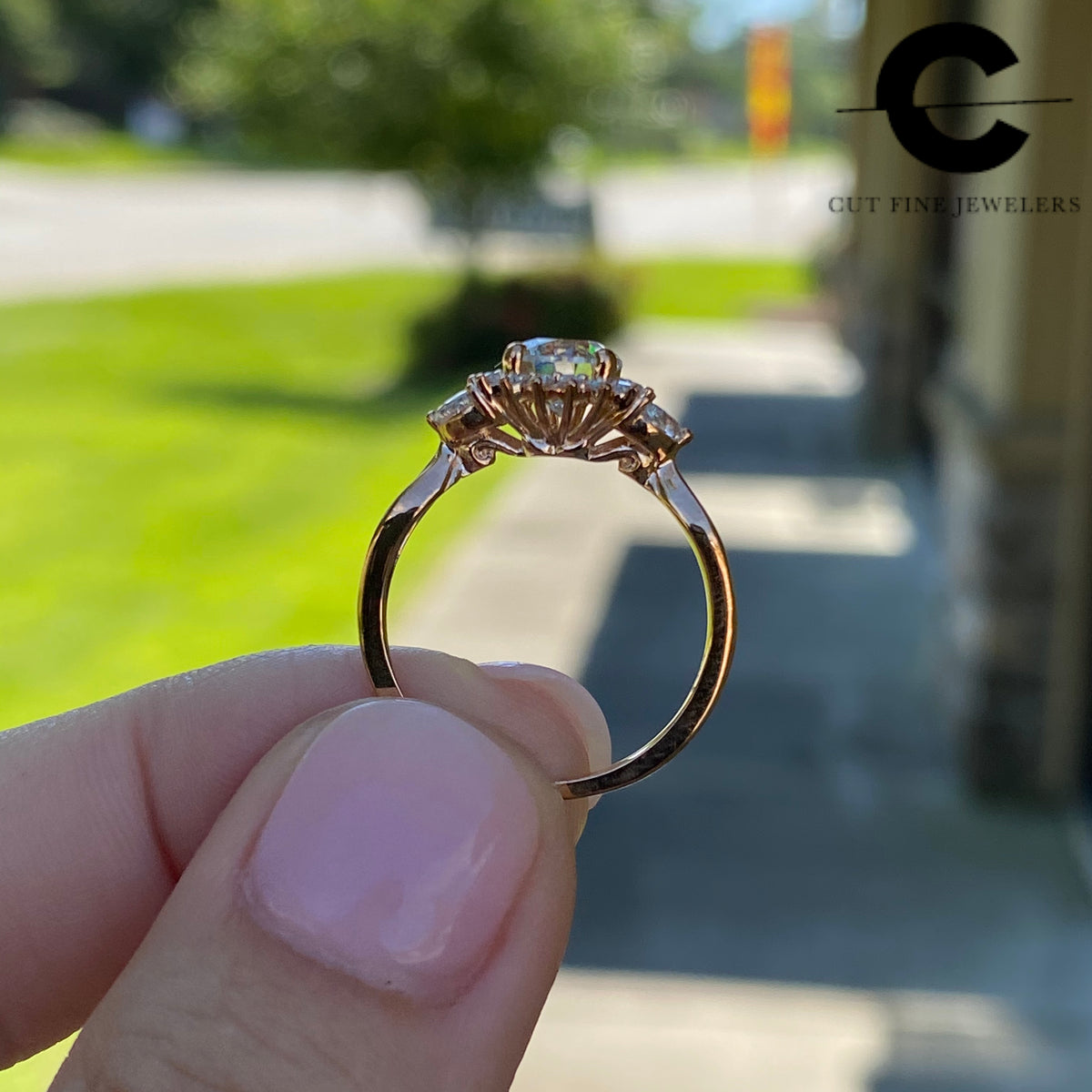 Marquise diamond ring hotsell settings with side stones