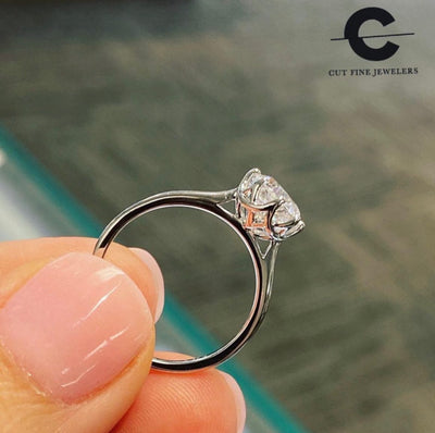 Should you choose platinum or white gold for your engagement ring?